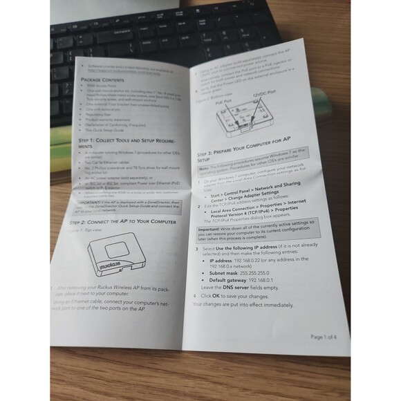 Ruckus Zoneflex R500 Dualband Wireless Access Point Wi-Fi Modem - Picture 10 of 10